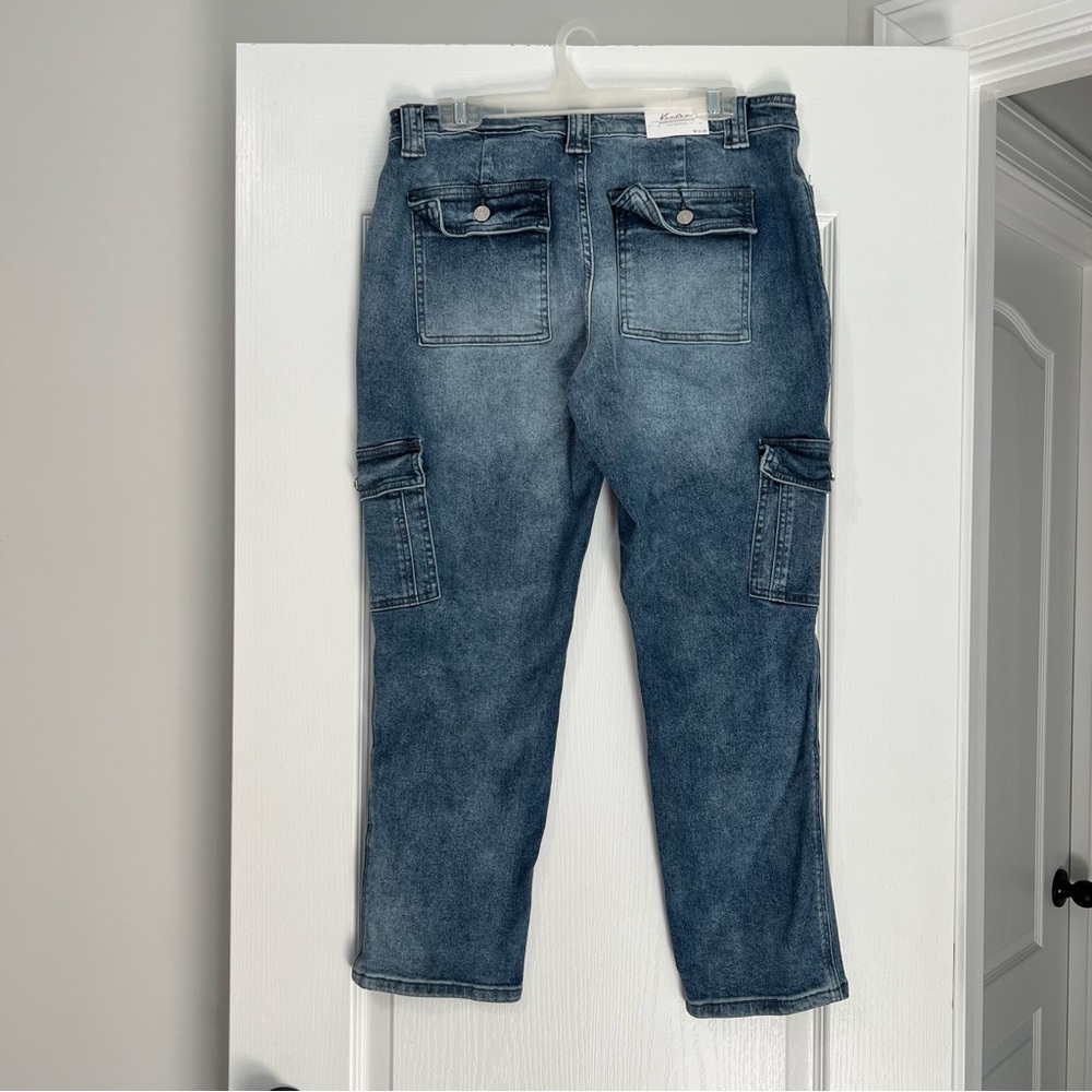 KanCan Avery Straight Leg Cargo Jeans - Picture 7 of 12